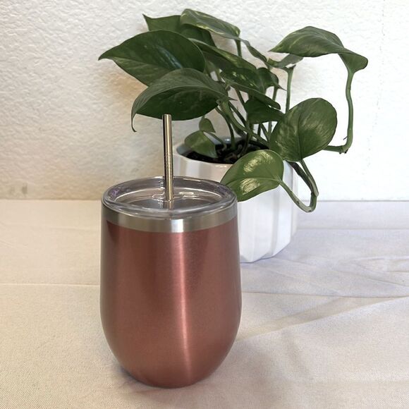 Insulated Tumbler with Lid & Straw - True Friendship is a Journey Without an End - Picture 2 of 3